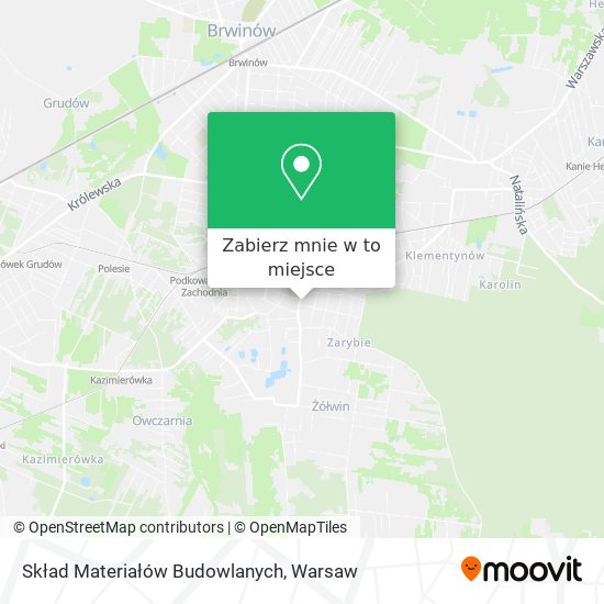 Mapa Skład Materiałów Budowlanych