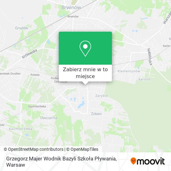 Mapa Grzegorz Majer Wodnik Bazyli Szkoła Pływania