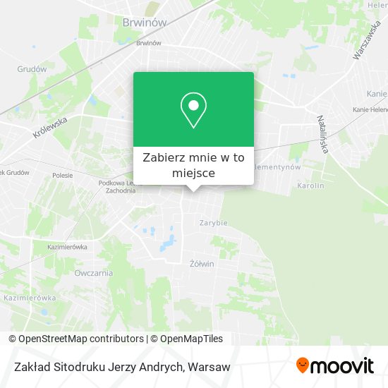 Mapa Zakład Sitodruku Jerzy Andrych