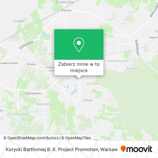 Mapa Korycki Bartłomiej B. K. Project Promotion