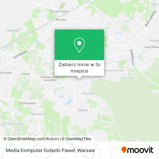 Mapa Media Komputer Gołecki Paweł