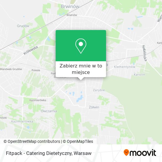 Mapa Fitpack - Catering Dietetyczny