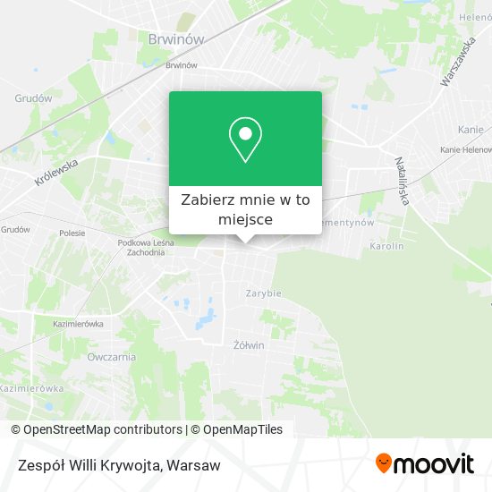 Mapa Zespół Willi Krywojta