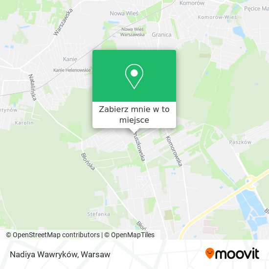 Mapa Nadiya Wawryków