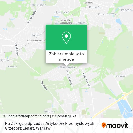 Mapa Na Zakręcie Sprzedaż Artykułów Przemysłowych Grzegorz Lenart