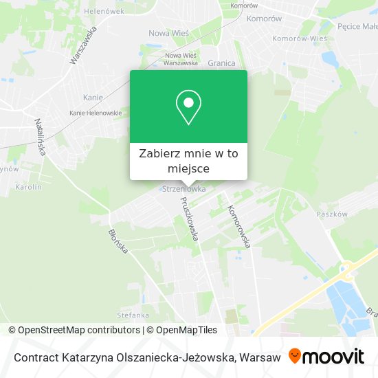 Mapa Contract Katarzyna Olszaniecka-Jeżowska