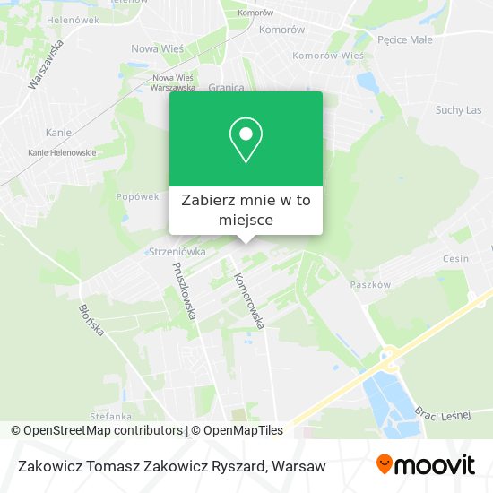 Mapa Zakowicz Tomasz Zakowicz Ryszard