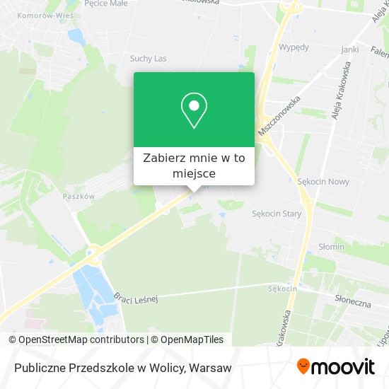 Mapa Publiczne Przedszkole w Wolicy