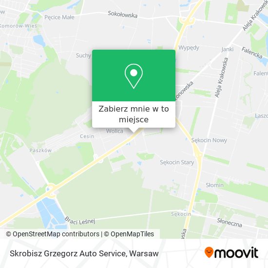 Mapa Skrobisz Grzegorz Auto Service