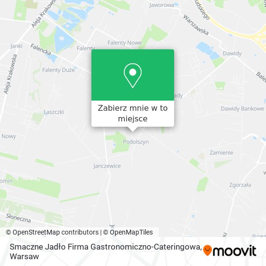 Mapa Smaczne Jadło Firma Gastronomiczno-Cateringowa