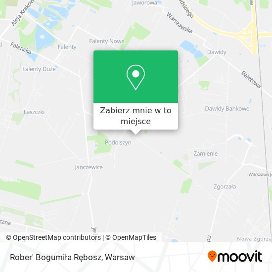 Mapa Rober' Bogumiła Rębosz