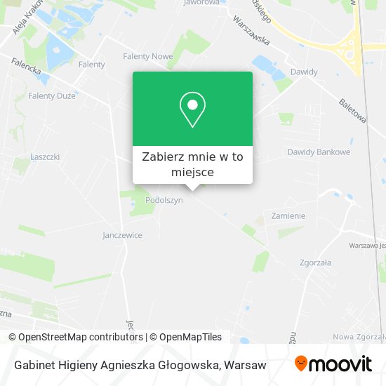 Mapa Gabinet Higieny Agnieszka Głogowska