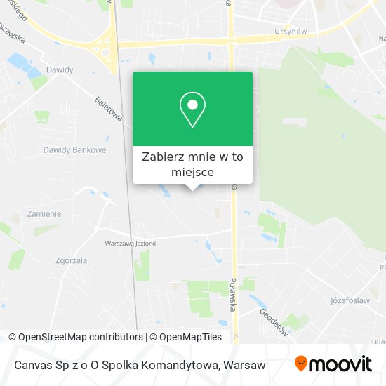 Mapa Canvas Sp z o O Spolka Komandytowa