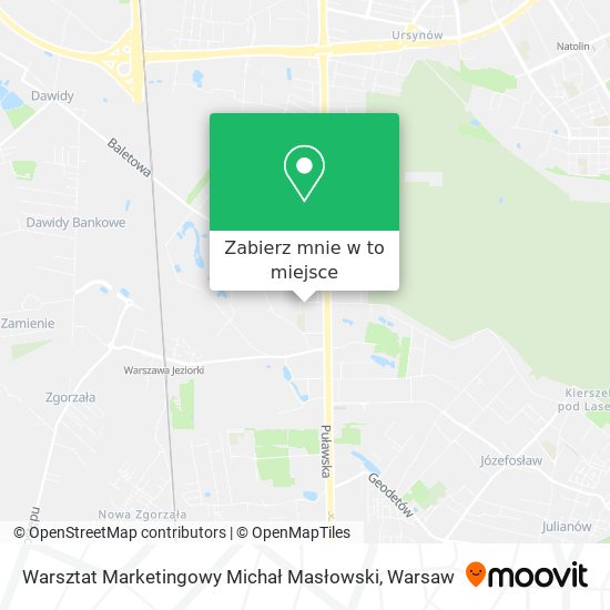 Mapa Warsztat Marketingowy Michał Masłowski