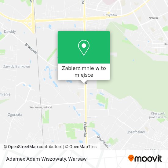 Mapa Adamex Adam Wiszowaty