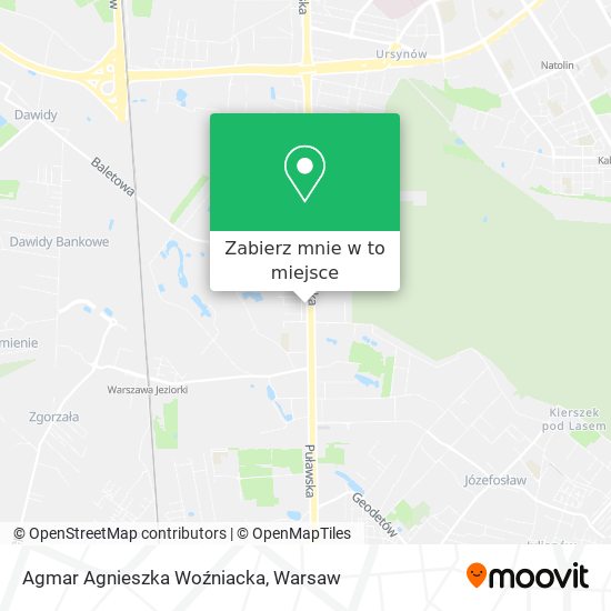 Mapa Agmar Agnieszka Woźniacka