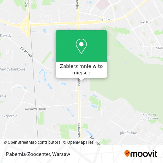 Mapa Pabemia-Zoocenter