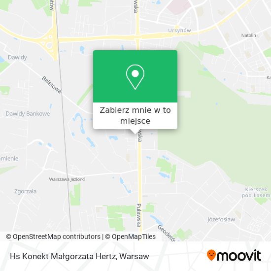 Mapa Hs Konekt Małgorzata Hertz