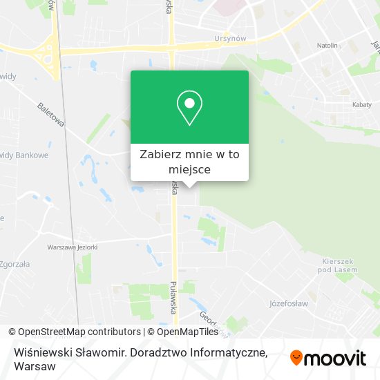 Mapa Wiśniewski Sławomir. Doradztwo Informatyczne