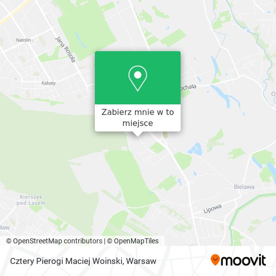 Mapa Cztery Pierogi Maciej Woinski