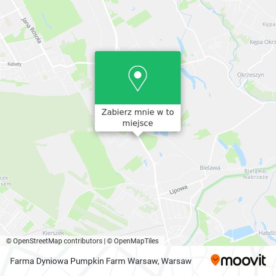 Mapa Farma Dyniowa Pumpkin Farm Warsaw