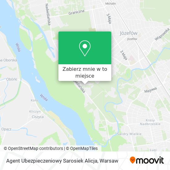 Mapa Agent Ubezpieczeniowy Sarosiek Alicja