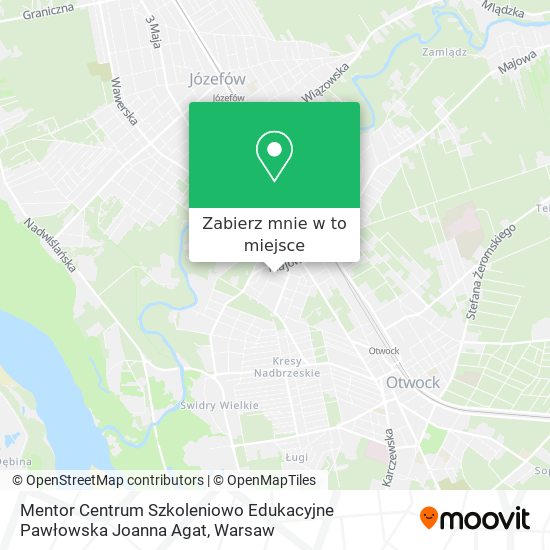 Mapa Mentor Centrum Szkoleniowo Edukacyjne Pawłowska Joanna Agat