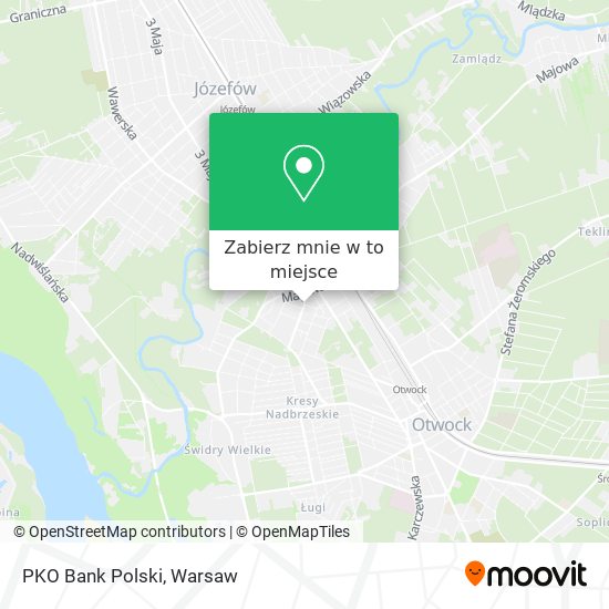 Mapa PKO Bank Polski