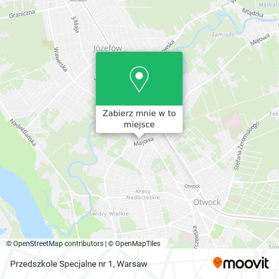 Mapa Przedszkole Specjalne nr 1