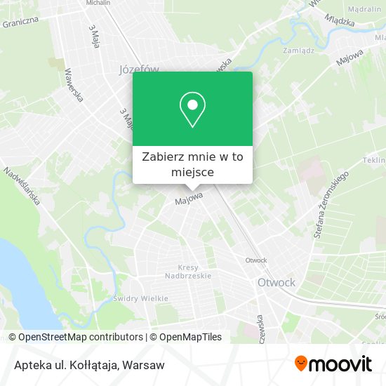 Mapa Apteka ul. Kołłątaja