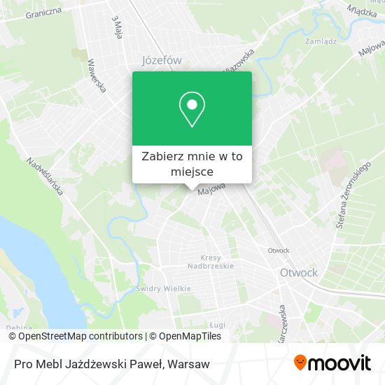 Mapa Pro Mebl Jażdżewski Paweł