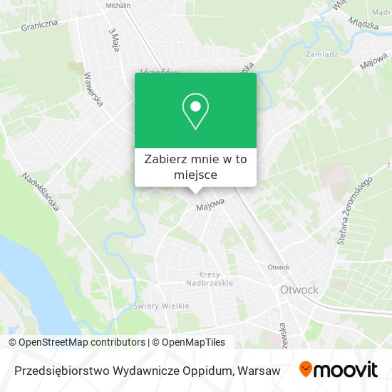 Mapa Przedsiębiorstwo Wydawnicze Oppidum