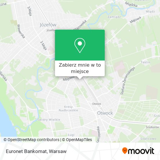 Mapa Euronet Bankomat