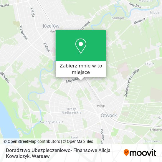 Mapa Doradztwo Ubezpieczeniowo- Finansowe Alicja Kowalczyk