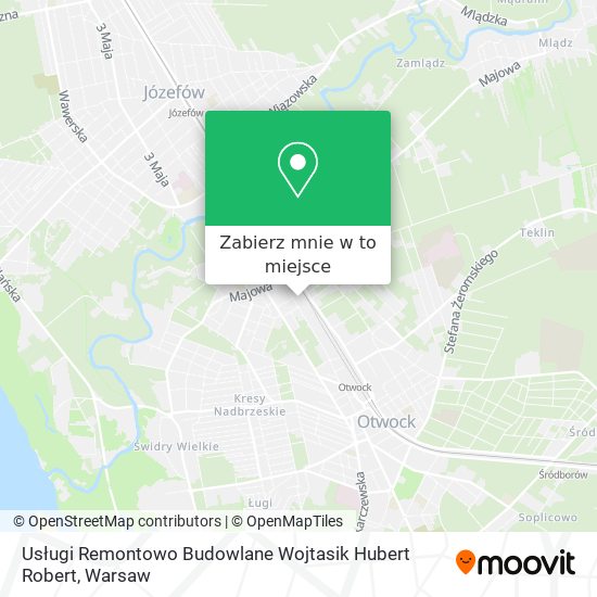 Mapa Usługi Remontowo Budowlane Wojtasik Hubert Robert