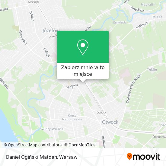 Mapa Daniel Ogiński Matdan