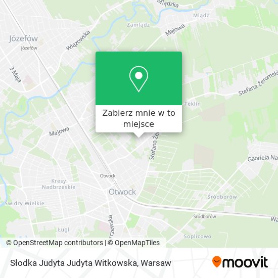 Mapa Słodka Judyta Judyta Witkowska