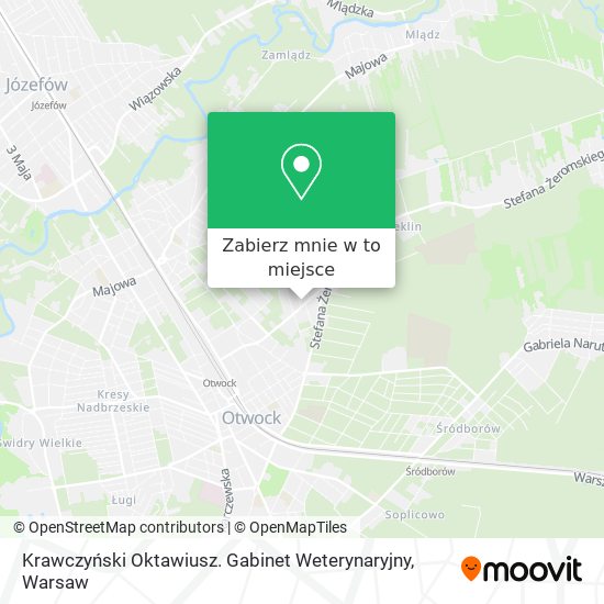 Mapa Krawczyński Oktawiusz. Gabinet Weterynaryjny