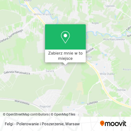 Mapa Felgi - Polerowanie i Poszerzenie