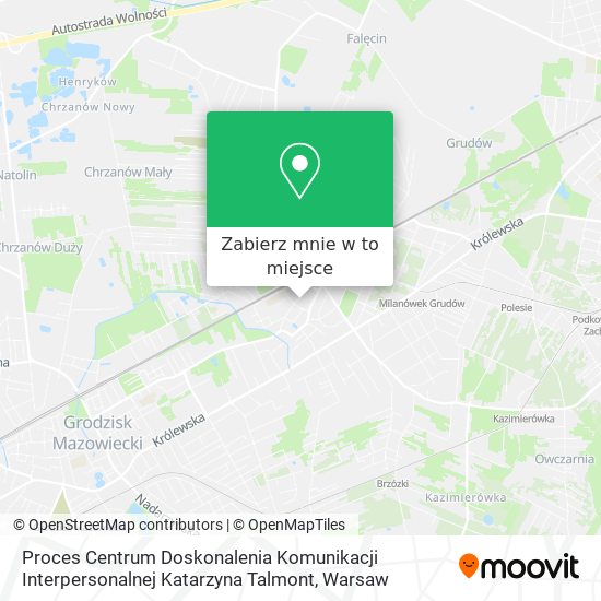 Mapa Proces Centrum Doskonalenia Komunikacji Interpersonalnej Katarzyna Talmont