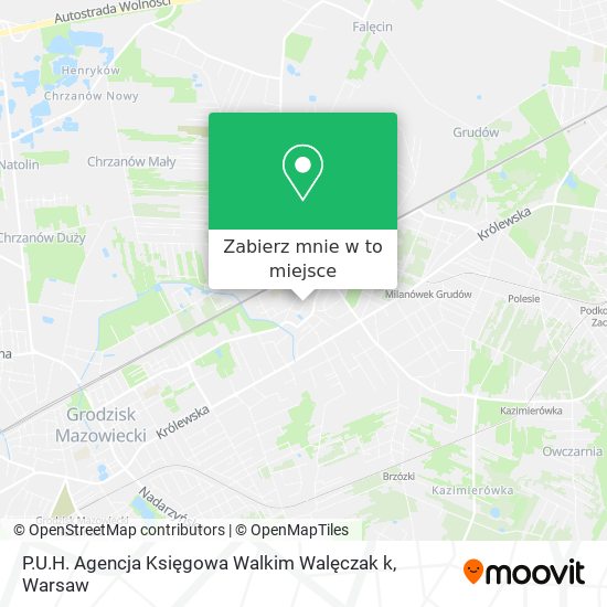 Mapa P.U.H. Agencja Księgowa Walkim Walęczak k