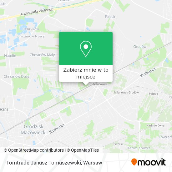 Mapa Tomtrade Janusz Tomaszewski