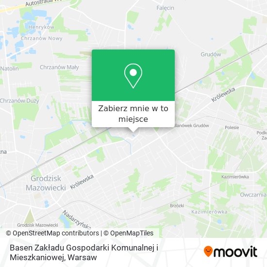 Mapa Basen Zakładu Gospodarki Komunalnej i Mieszkaniowej