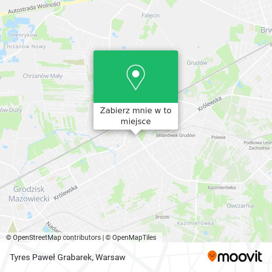 Mapa Tyres Paweł Grabarek