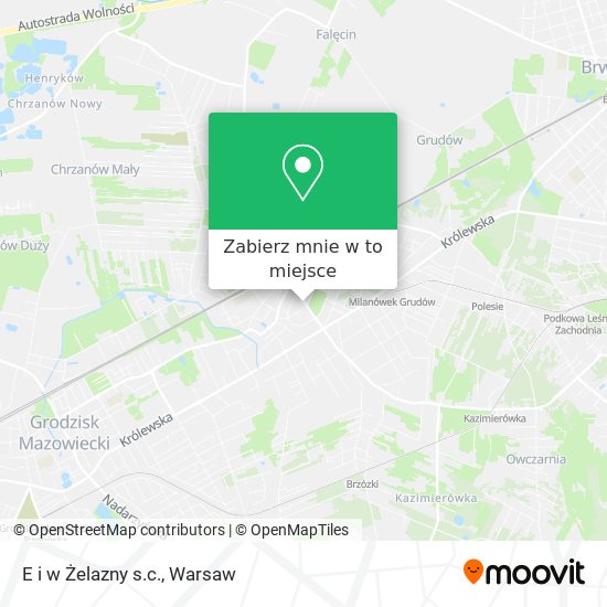 Mapa E i w Żelazny s.c.