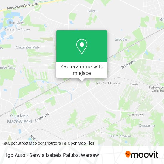 Mapa Igp Auto - Serwis Izabela Pałuba