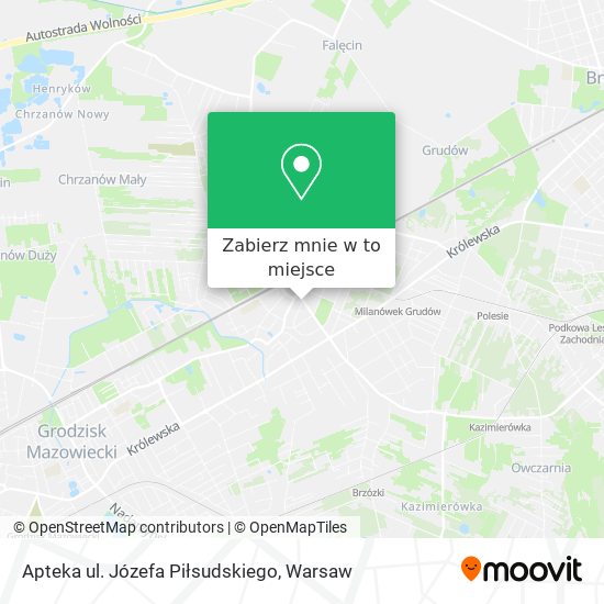 Mapa Apteka ul. Józefa Piłsudskiego