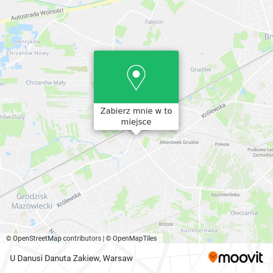 Mapa U Danusi Danuta Zakiew