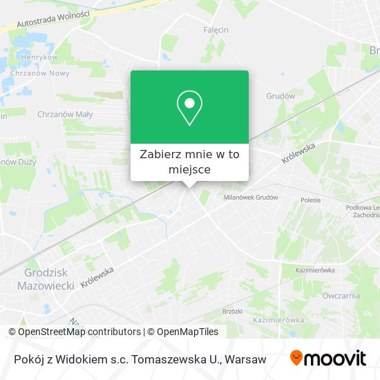 Mapa Pokój z Widokiem s.c. Tomaszewska U.