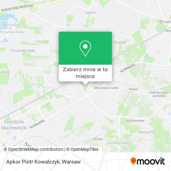 Mapa Apkor Piotr Kowalczyk